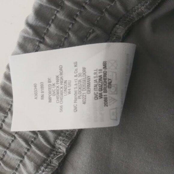 Susan Graver women's size M gray weekend crop pants - Picture 15 of 16